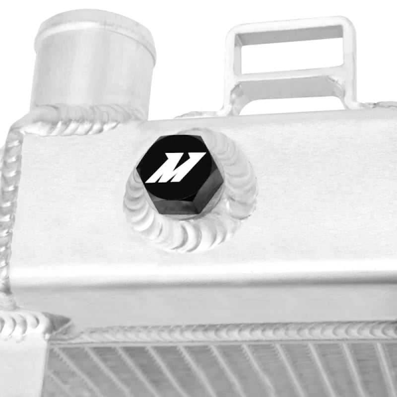 Mishimoto 07-09 Nissan 350Z Manual Aluminum Radiator - Back View