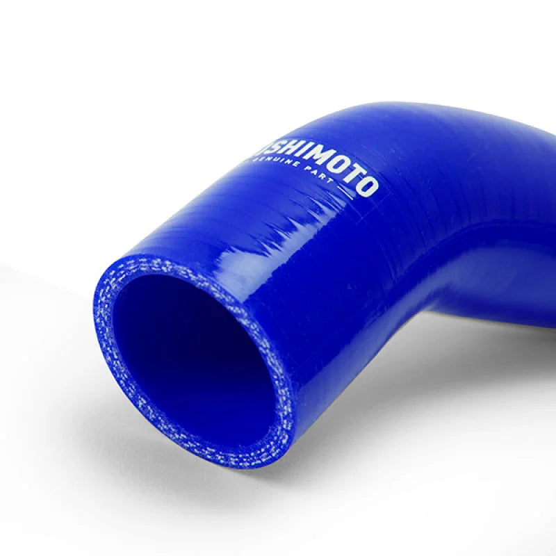 Mishimoto 07-11 Jeep Wrangler 6cyl Blue Silicone Hose Kit - Side View