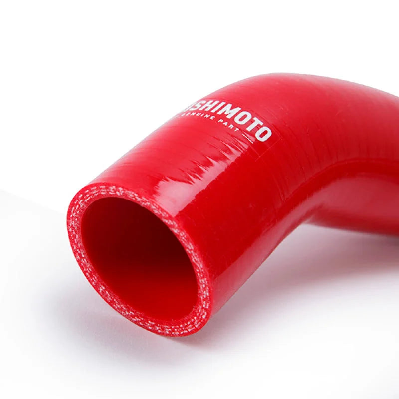 Mishimoto 07-11 Jeep Wrangler 6cyl Red Silicone Hose Kit - Side View