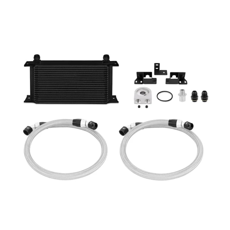 Mishimoto 07-11 Jeep Wrangler JK Oil Cooler Kit - Black - Main Product View