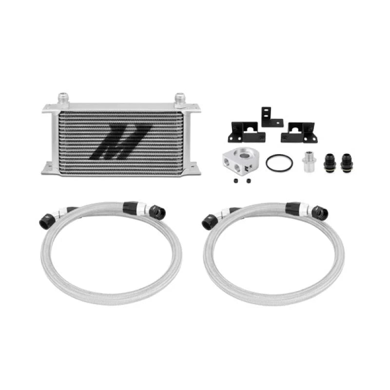Mishimoto 07-11 Jeep Wrangler JK Oil Cooler Kit - Silver - Main Product View