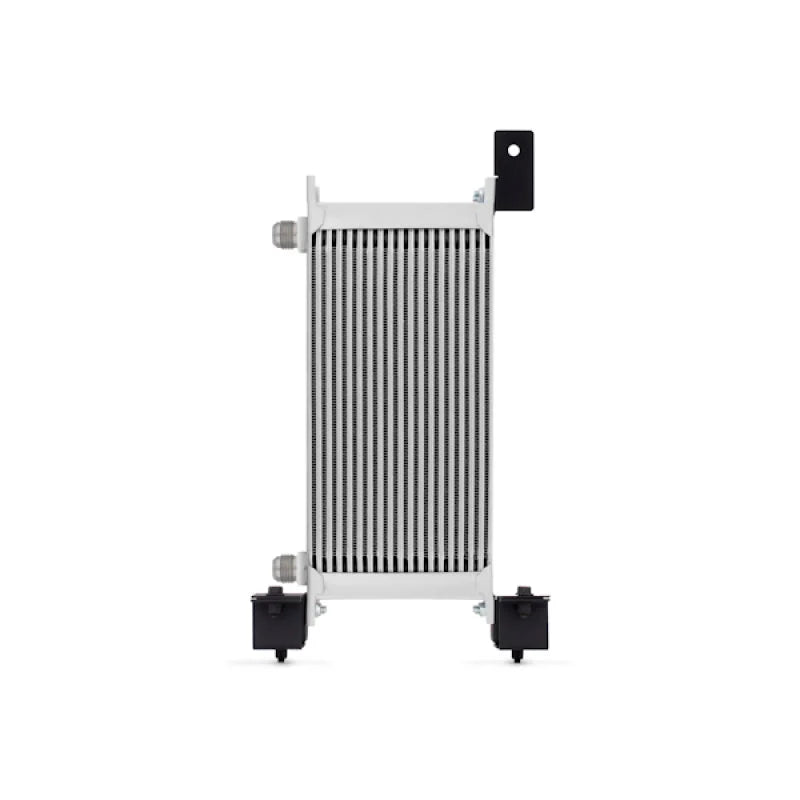 Mishimoto 07-11 Jeep Wrangler JK Oil Cooler Kit - Silver - Back View