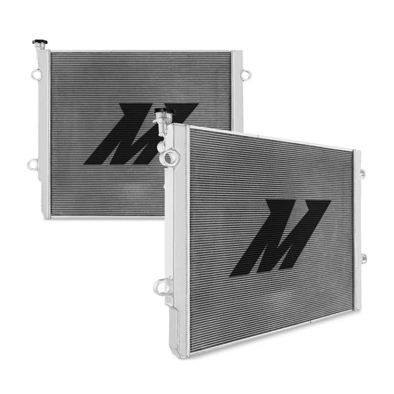 Mishimoto 07-14 Toyota FJ Cruiser Aluminum Performance Radiator - Back View