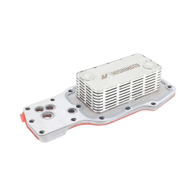 Mishimoto 07-20 Dodge RAM 5.9L/6.7L Cummins Stock Replacement Oil Cooler - Back View