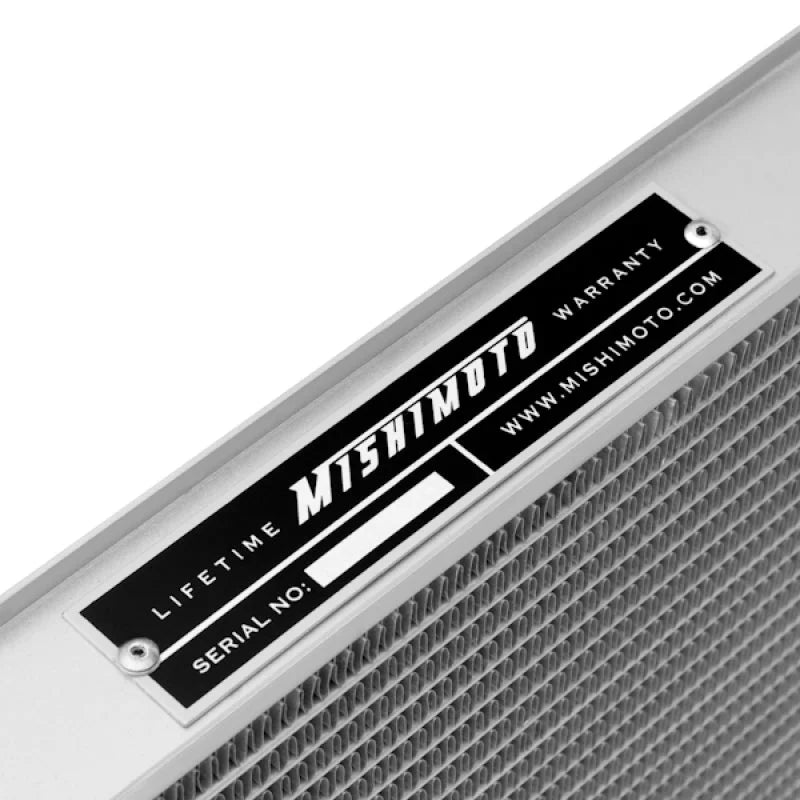 Mishimoto 08-09 Subaru WRX/STi Manual Aluminum Radiator - Back View