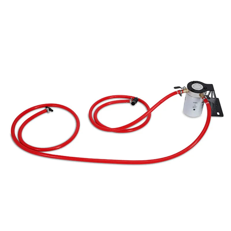 Mishimoto 08-10 Ford 6.4L Powerstroke Coolant Filtration Kit - Red - Back View