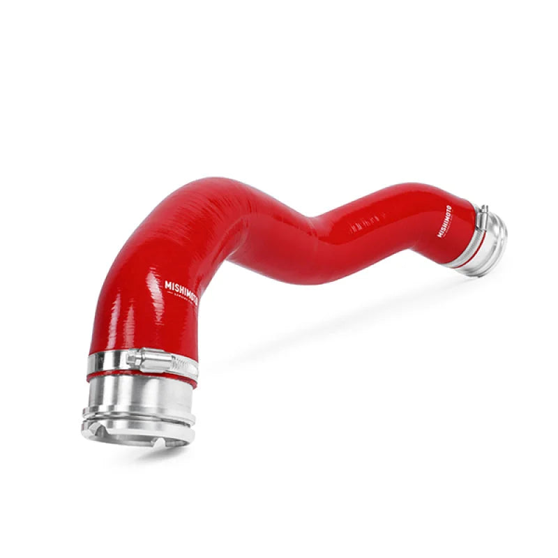 Mishimoto 08-10 Ford 6.4L Powerstroke Coolant Hose Kit (Red) - Back View