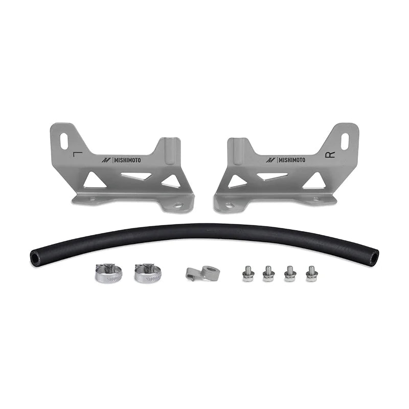Mishimoto 08-10 Ford 6.4L Powerstroke Transmission Cooler - Installation View