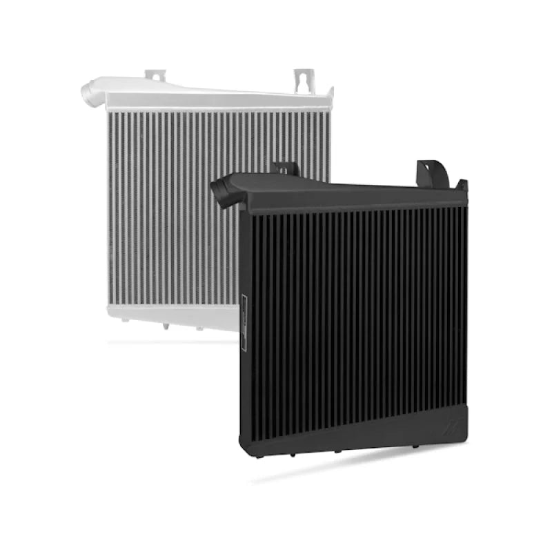 Mishimoto 08-10 Ford F-250/F-350/F-450/F-550 Super Duty 6.4L Powerstroke Intercooler Kit (Black) - Back View