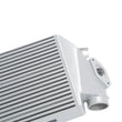 Load image into Gallery viewer, Mishimoto 08-14 Subaru WRX Top-Mount Intercooler Kit - Powder Coated Silver &amp; Black Hoses - Back View