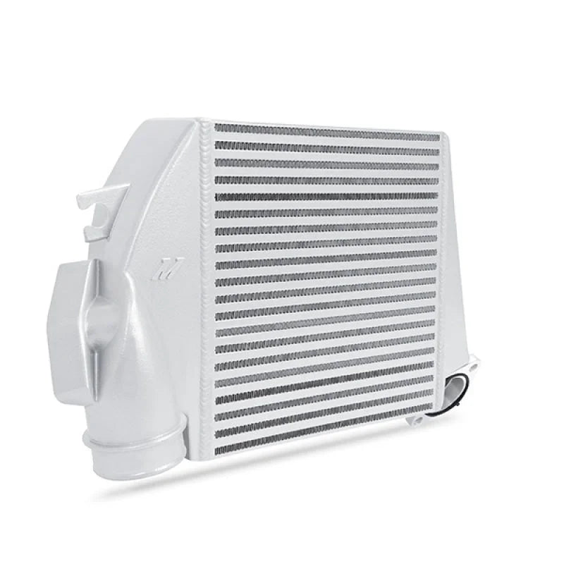 Mishimoto 08-14 Subaru WRX Top-Mount Intercooler Kit - Powder Coated Silver & Blue Hoses - Additional View 5