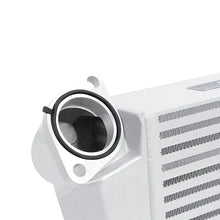 Load image into Gallery viewer, Mishimoto 08-14 Subaru WRX Top-Mount Intercooler Kit - Powder Coated Silver &amp; Red Hoses - Side View