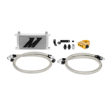 Load image into Gallery viewer, Mishimoto 08-14 WRX/STi Thermostatic Oil Cooler Kit - Silver - Side View