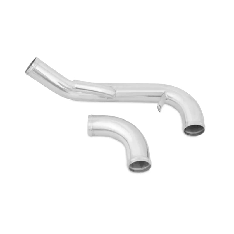 Mishimoto 08+ Mitsubishi Lancer Evolution X Black Lower Intercooler Pipe Kit - Side View