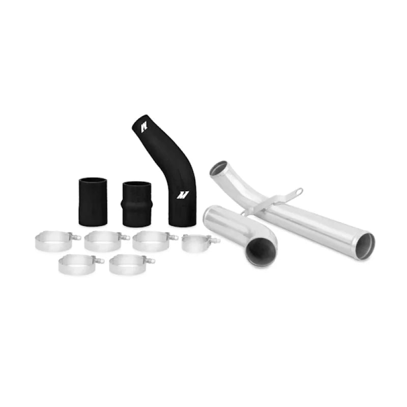 Mishimoto 08+ Mitsubishi Lancer Evolution X Black Upper Intercooler Pipe Kit - Main Product View