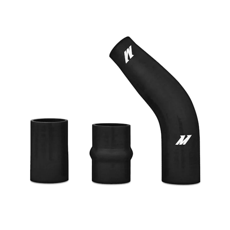 Mishimoto 08+ Mitsubishi Lancer Evolution X Black Upper Intercooler Pipe Kit - Detail View