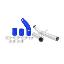 Load image into Gallery viewer, Mishimoto 08+ Mitsubishi Lancer Evolution X Blue Upper Intercooler Pipe Kit - Main Product View