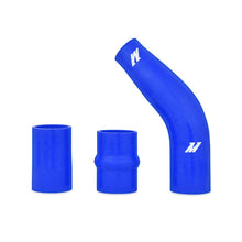 Load image into Gallery viewer, Mishimoto 08+ Mitsubishi Lancer Evolution X Blue Upper Intercooler Pipe Kit - Detail View