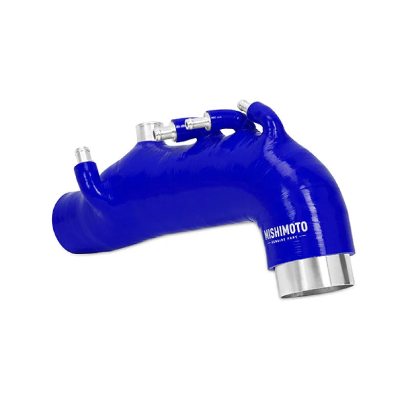Mishimoto 08 Subaru WRX Blue Silicone Induction Hose - Main Product View
