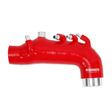 Load image into Gallery viewer, Mishimoto 08 Subaru WRX Red Silicone Induction Hose - Side View