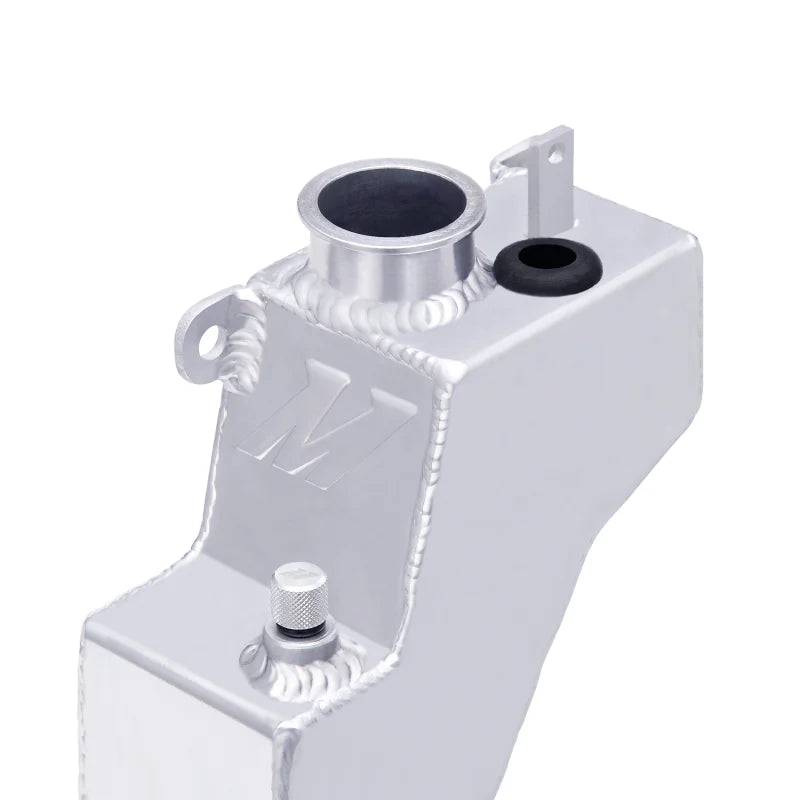 Mishimoto 08+ Subaru WRX/STI Polished Aluminum Coolant Overflow Tank - Side View