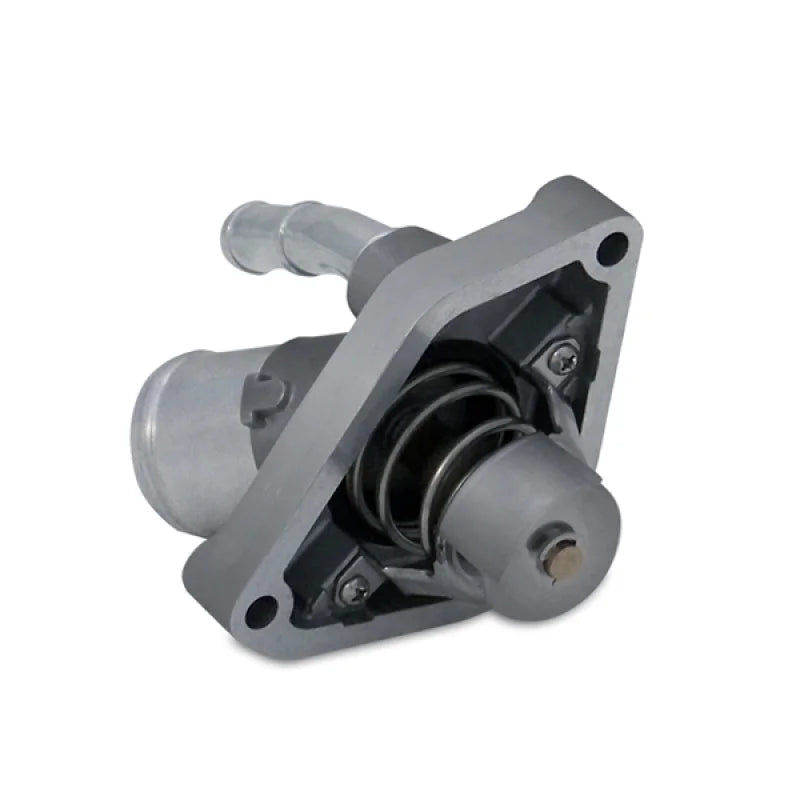 Mishimoto 09+ Nissan GTR 68 Degrees C Racing Thermostat and Housing - Side View