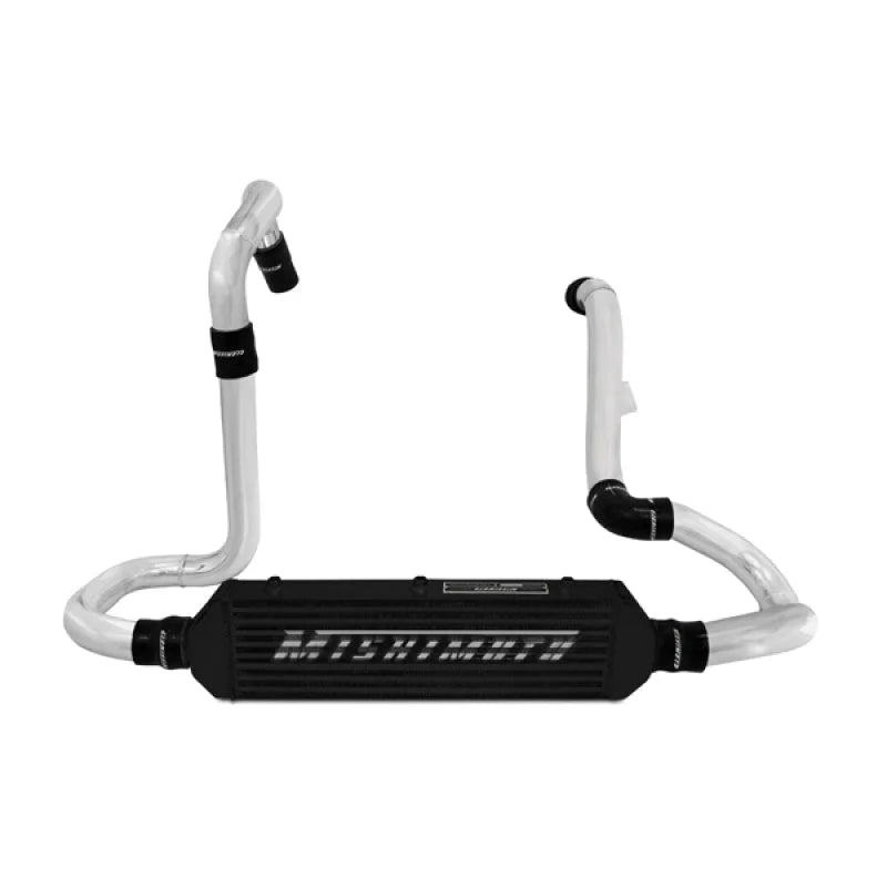 Mishimoto 10-11 Hyundai Genesis Coupe Black Aluminum Intercooler Kit - Side View