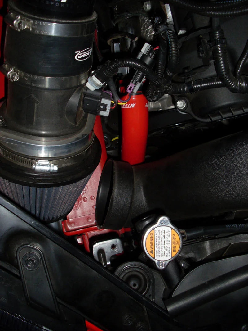Mishimoto 10+ Hyundai Genesis Coupe V6 Black Silicone Hose Kit - Side View