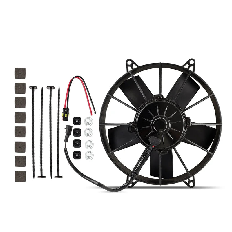 Mishimoto 10 Inch Race Line High-Flow Electric Fan - Side View