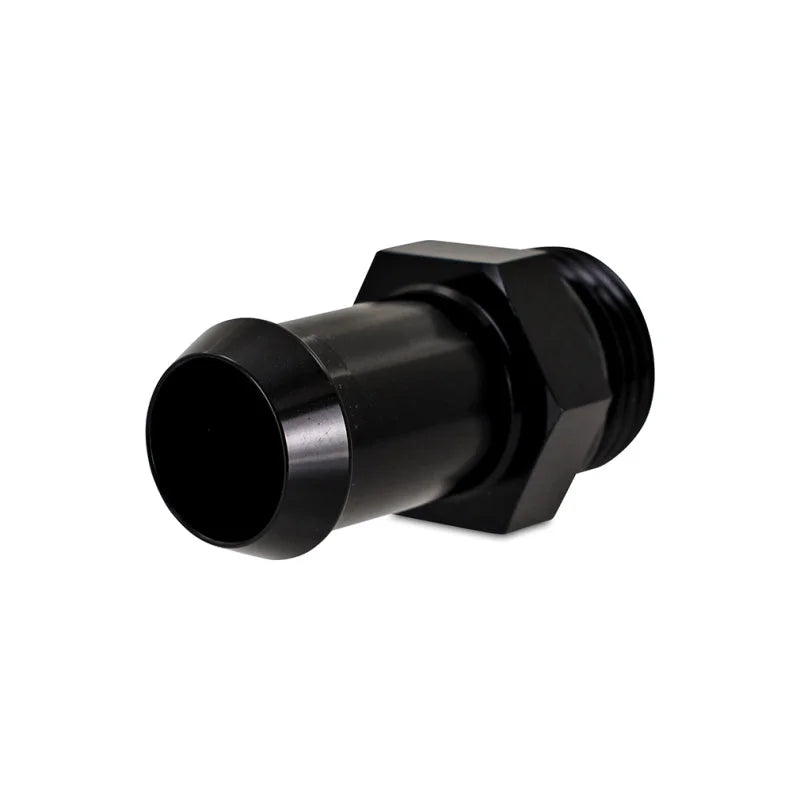 Mishimoto -10 ORB to 3/4in Hose Barb Aluminum Fitting - Black - Side View
