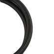 Load image into Gallery viewer, Mishimoto 10Ft Stainless Steel Braided Hose w/ -10AN Fittings - Black - Side View