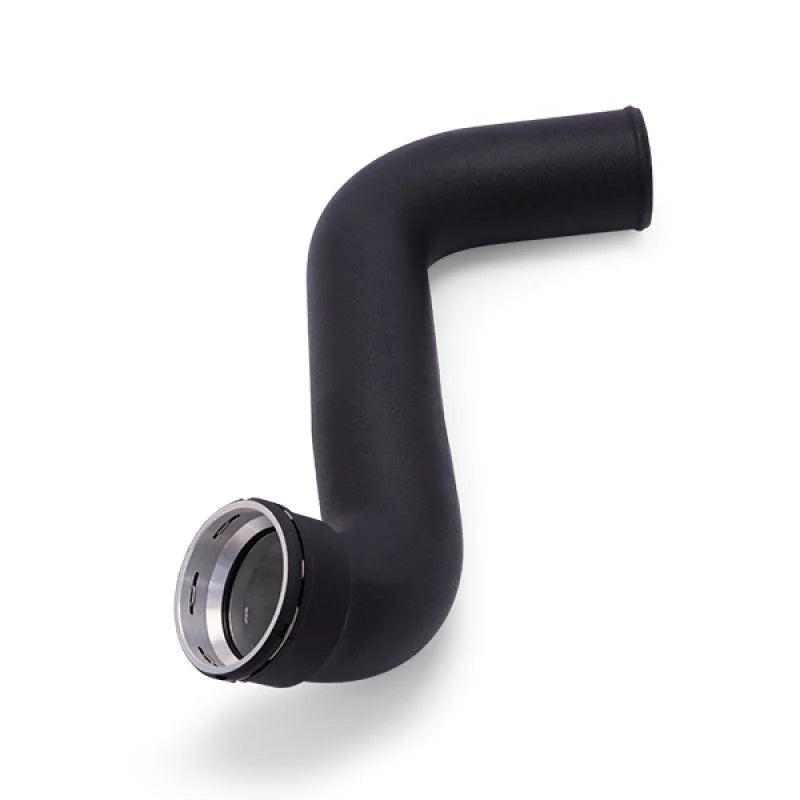 Mishimoto 11-14 Ford F-150 3.5L EcoBoost Cold Side Intercooler Pipe Kit - Wrinkle Black - Side View