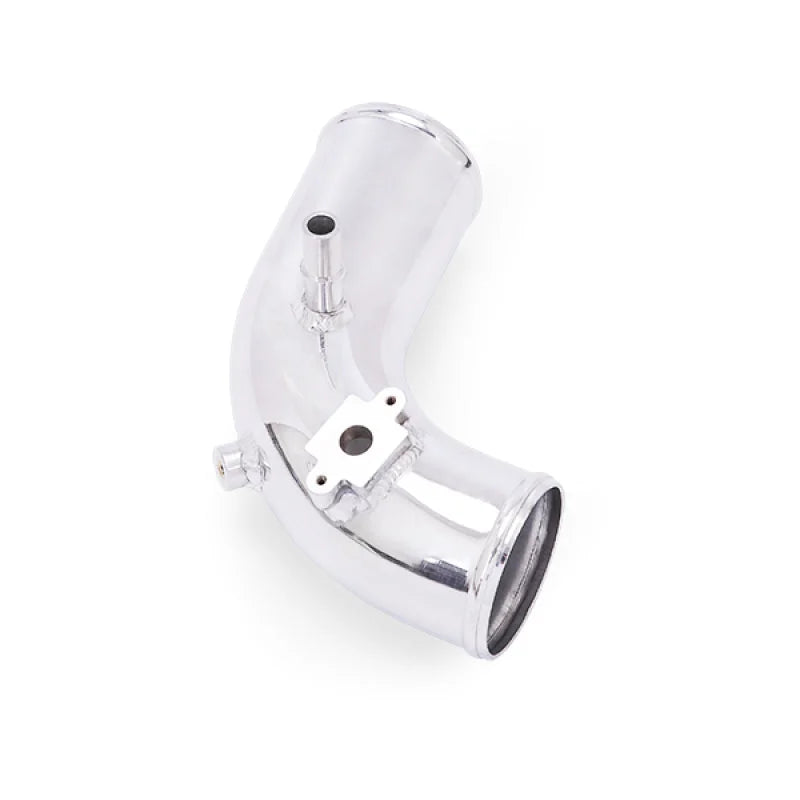 Mishimoto 11-14 Ford F-150 3.5L Ecoboost Cold Side Intercooler Pipe Kit - Polished - Back View