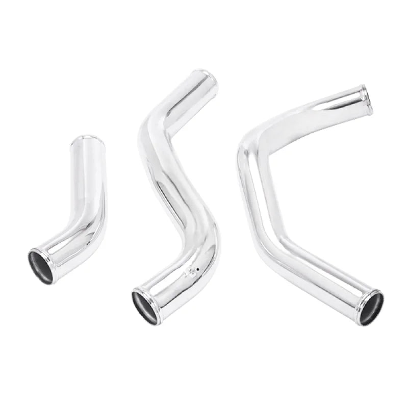 Mishimoto 11-14 Ford F-150 3.5L Ecoboost Hot-Side Intercooler Pipe Kit - Polished - Side View