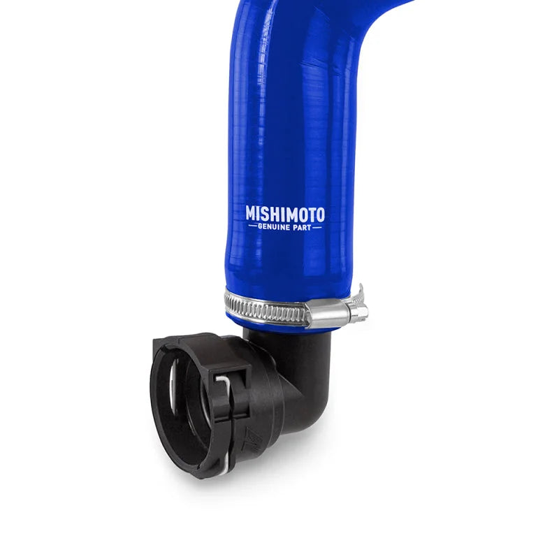 Mishimoto 11-14 Ford F-150 5.0L V8 Radiator Hose Kit - Blue - Back View