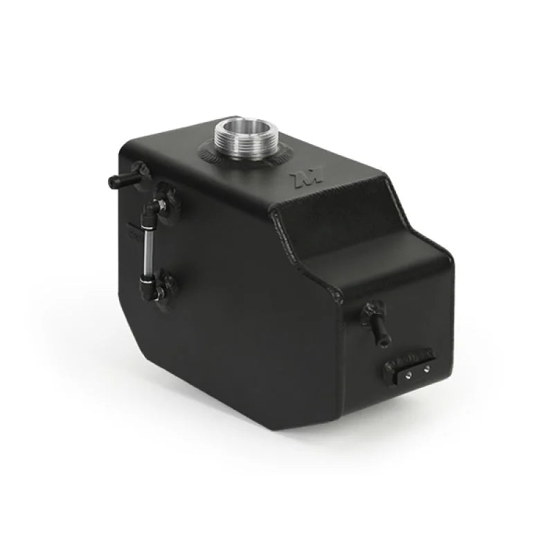 Mishimoto 11-14 Ford F-150 Aluminum Expansion Tank - Micro-Wrinkle Black - Side View