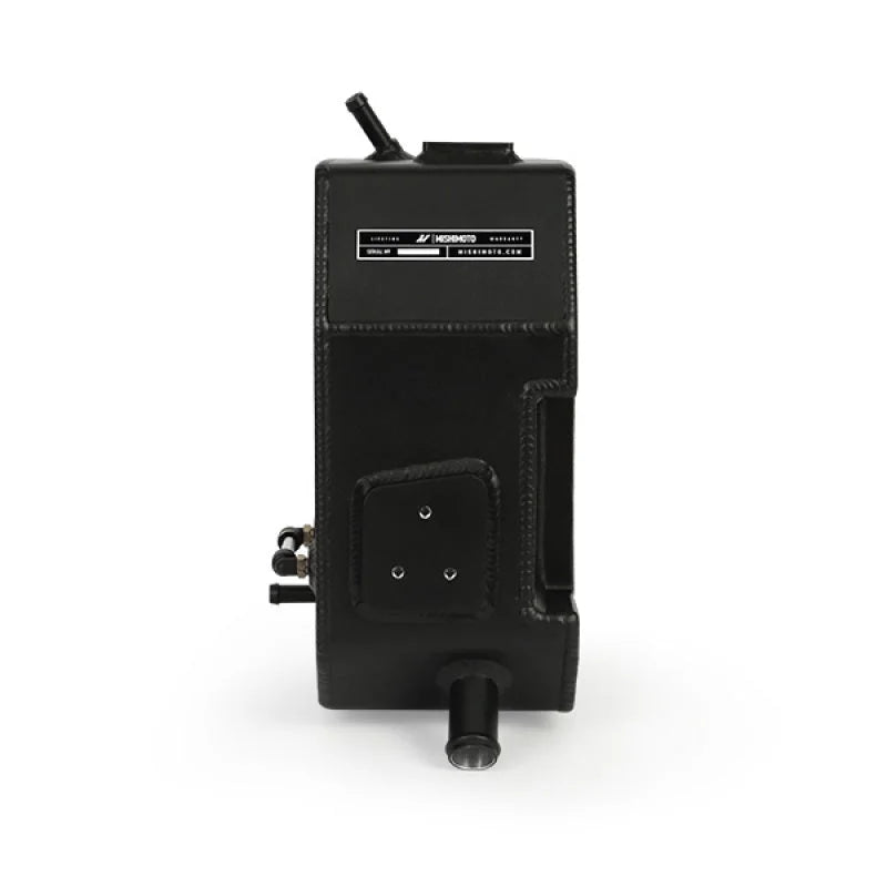 Mishimoto 11-14 Ford F-150 Aluminum Expansion Tank - Micro-Wrinkle Black - Installation View