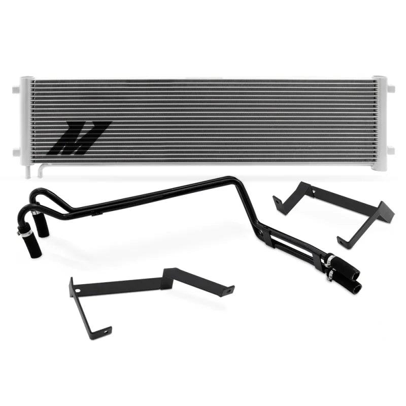 Mishimoto 11-16 Ford 6.7L Powerstroke Transmission Cooler Kit Silver - Main Product View