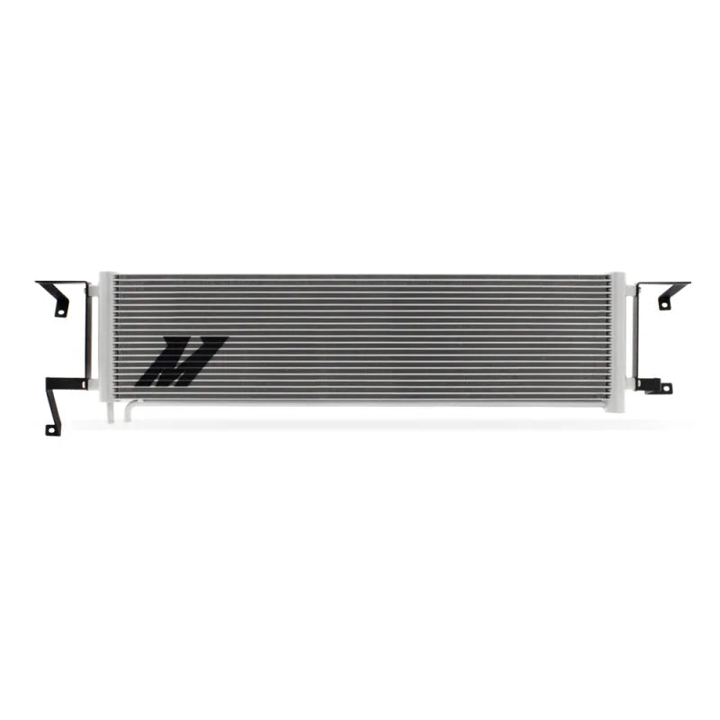 Mishimoto 11-16 Ford 6.7L Powerstroke Transmission Cooler Kit Silver - Back View