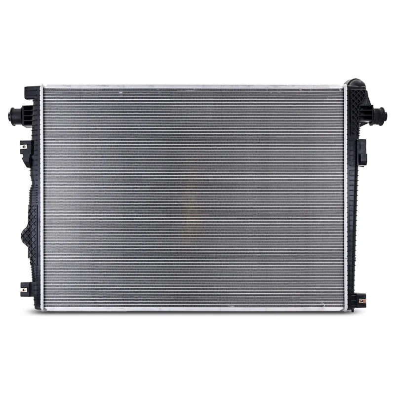 Mishimoto 11-16 Ford F250 6.7L Powerstroke Primary Plastic Radiator - Installation View