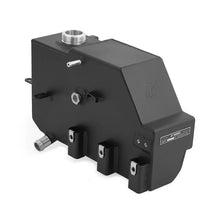 Load image into Gallery viewer, Mishimoto 11-19 Ford 6.7L Powerstroke Aluminum Degas Tank - Micro-Wrinkle Black - Back View