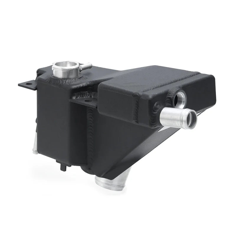 Mishimoto 11-19 Ford 6.7L Powerstroke Expansion Tank Kit - Micro-Wrinkle Black - Side View