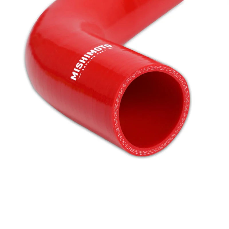 Mishimoto 11+ Chevrolet Duramax 6.6L Red Silicone Coolant Hose Kit - Back View