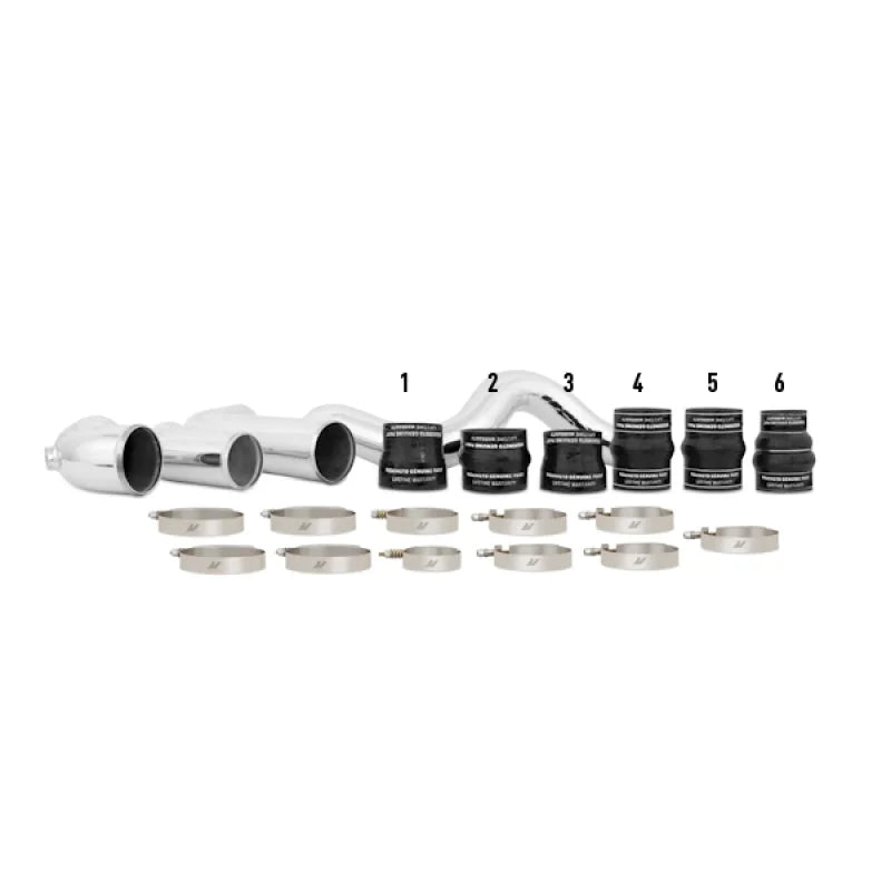 Mishimoto 11+ Chevrolet/GMC Duramax Intercooler Kit (Silver) - Back View