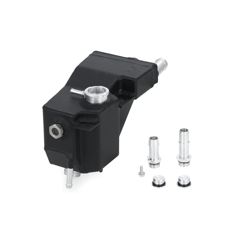 Mishimoto 11+ Ford 6.7L Powerstroke Secondary Expansion Tank - Micro-Wrinkle Black - Main Product View
