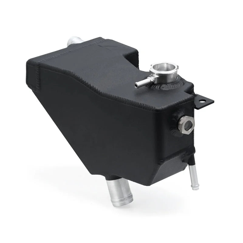 Mishimoto 11+ Ford 6.7L Powerstroke Secondary Expansion Tank - Micro-Wrinkle Black - Installation View