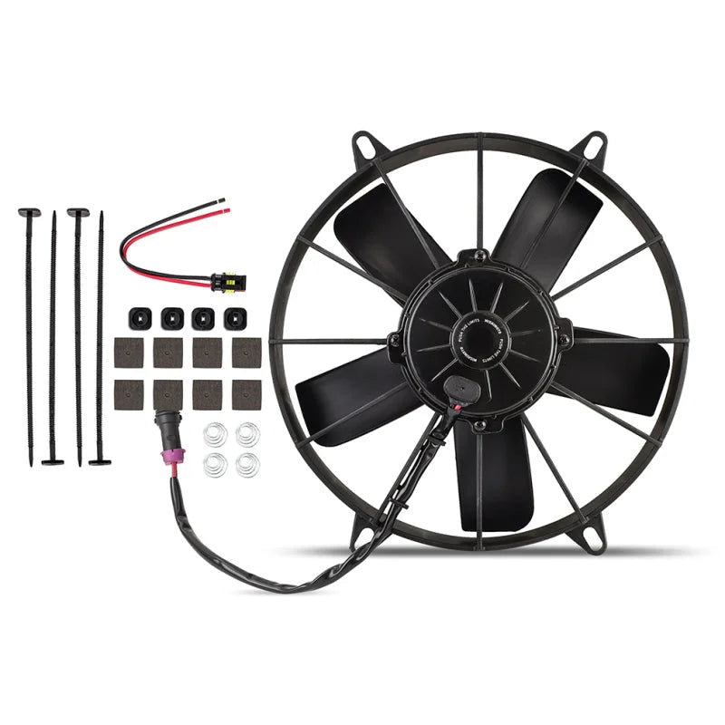 Mishimoto 11 Inch Race Line High-Flow Electric Fan - Side View