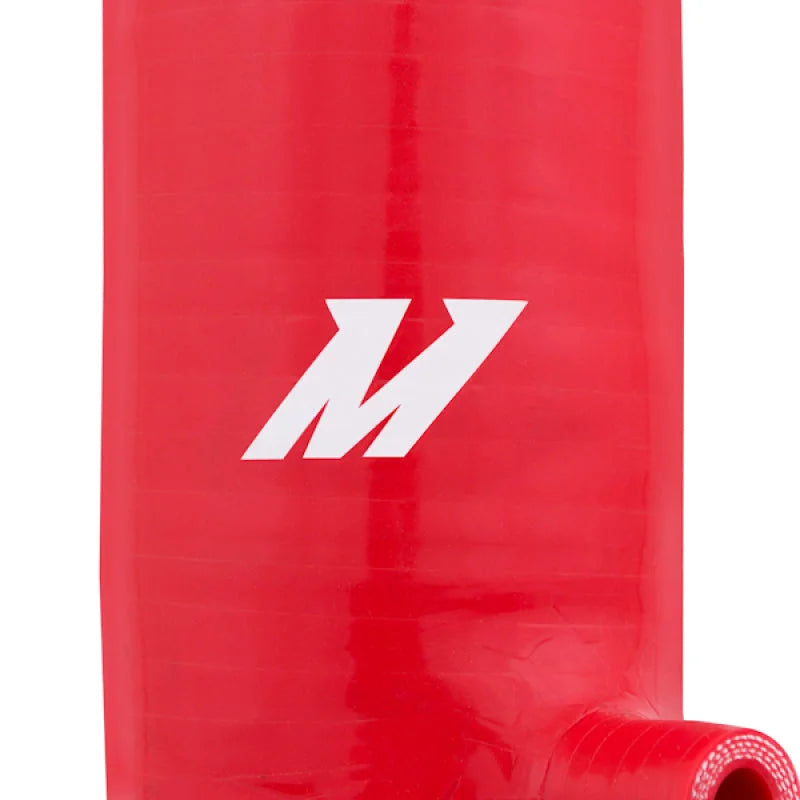 Mishimoto 12-14 Subaru BRZ / 12-14 Scion FR-S / 12-14 Toyota GT86 Silicone Induction Hose - Red - Back View