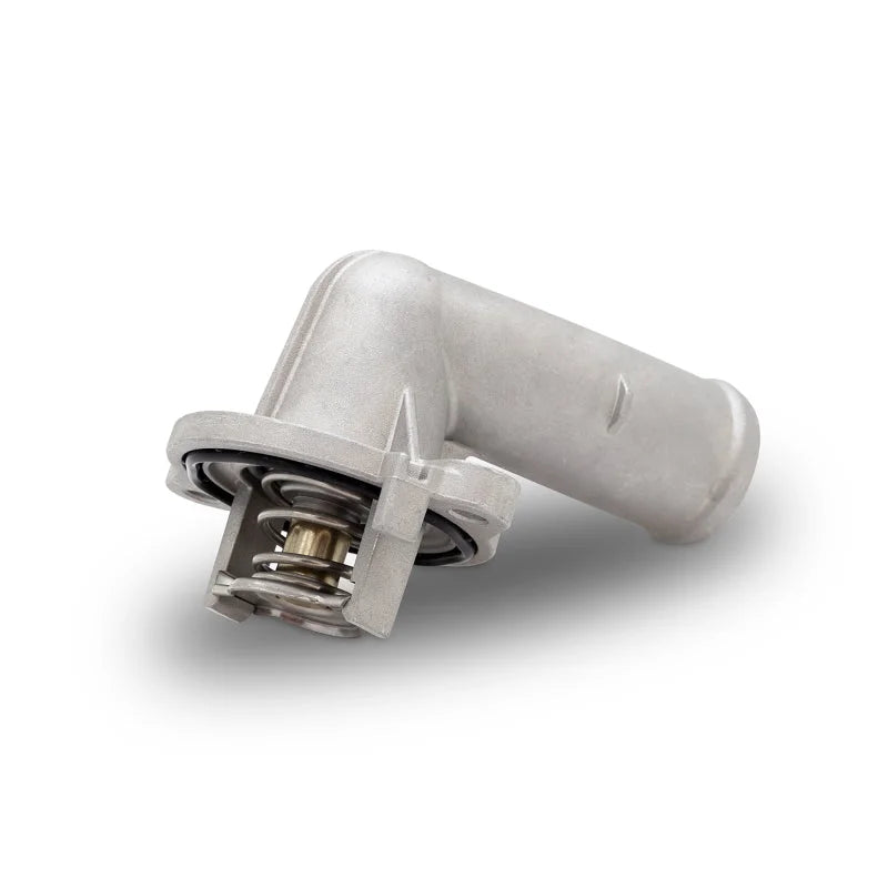 Mishimoto 12-18 Jeep Wrangler JK 90 Degree Thermostat with Housing - Side View
