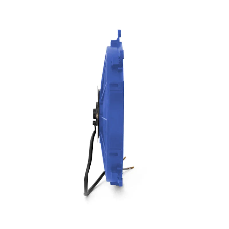 Mishimoto 12 Inch Blue Electric Fan 12V - Side View